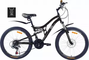Фото Велосипед 24" YUTA LOKI (14" черный/серый (black/gray))