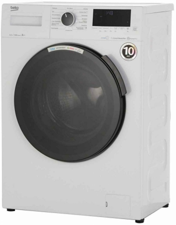 Фото Стиральная машина 6,5кг 44см Beko WSPE6H616W (инвертор)