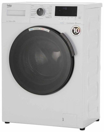 Фото Стиральная машина 6,5кг 44см Beko WSPE6H616W (инвертор)