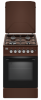 Фото Плита комбинированная 50х60 YUTA GS-56MF4-ELF02 Brown
