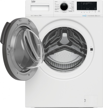 Фото Стиральная машина 6,5кг 44см Beko WSPE6H616W (инвертор)