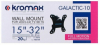 Фото Кронштейн на стену Kromax GALACTIC-10 black (для 15-32", угол поворота 60°)